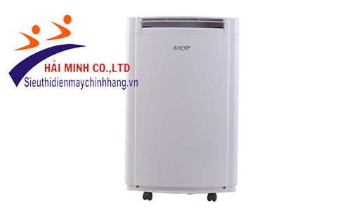 Máy hút ẩm có bánh xe dễ dàng di chuyển